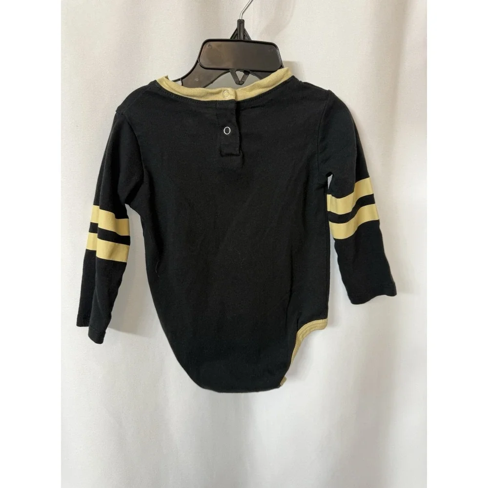 New Orleans Saints Infant One Piece Bodysuit Long Sleeve - Black‎ 12 Months. K7